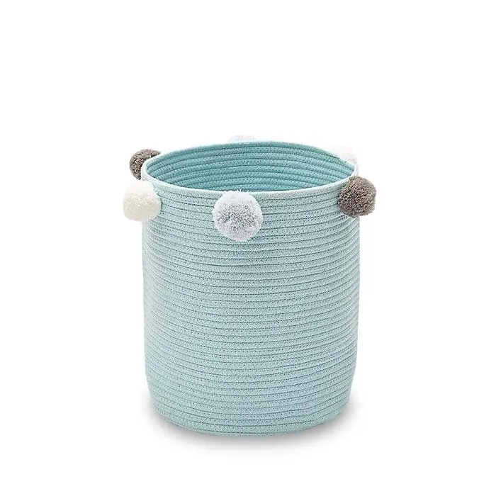 Streamlined Cotton  Laundry Basket