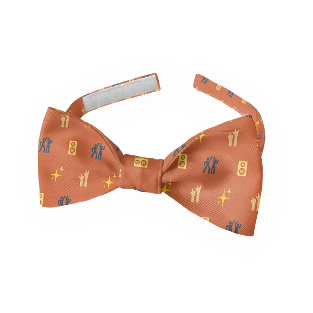 Concerts with Friends Pattern Bow Tie