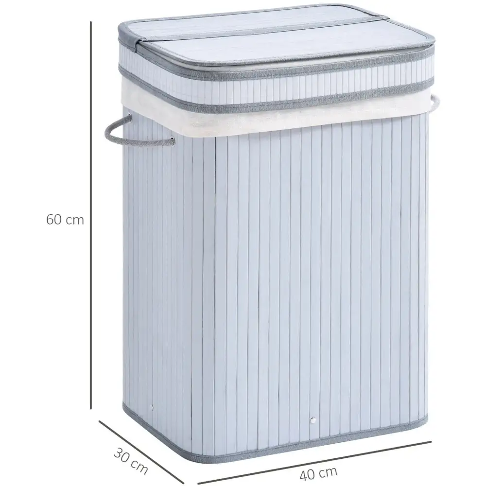 Wooden Foldable Laundry Storage Basket