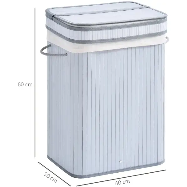 Wooden Foldable Laundry Storage Basket