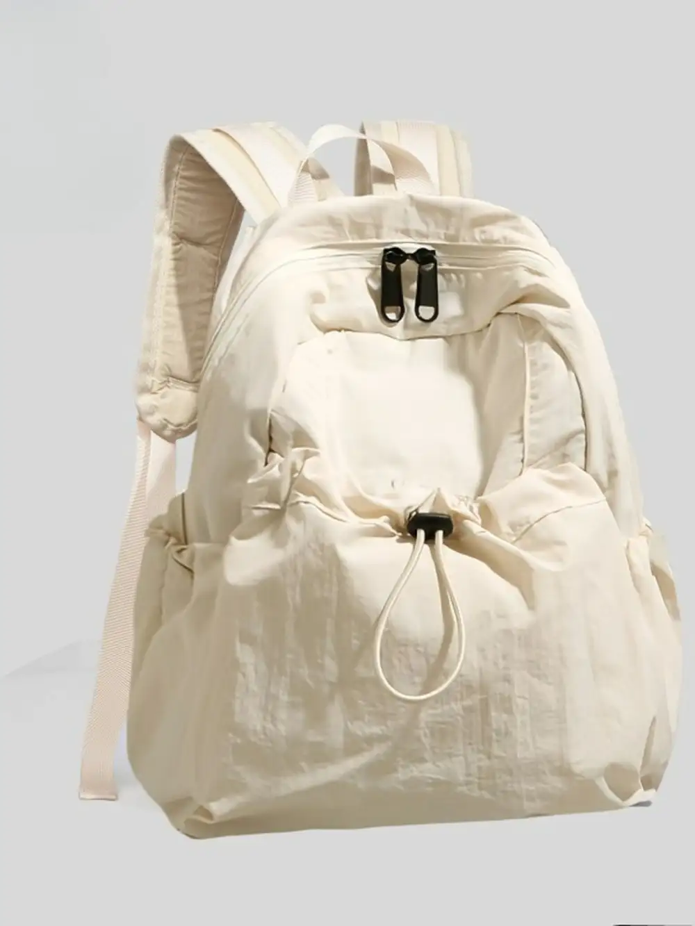 Refined Drawstring Casual Backpack
