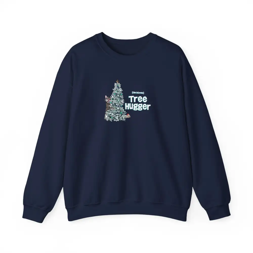 Tree Hugger Cat Crewneck Sweatshirt