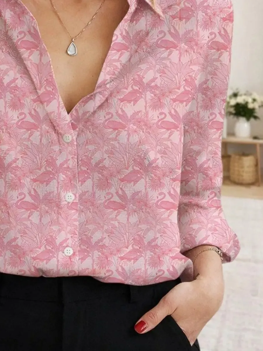 Lightweight Flamingo Shirt
