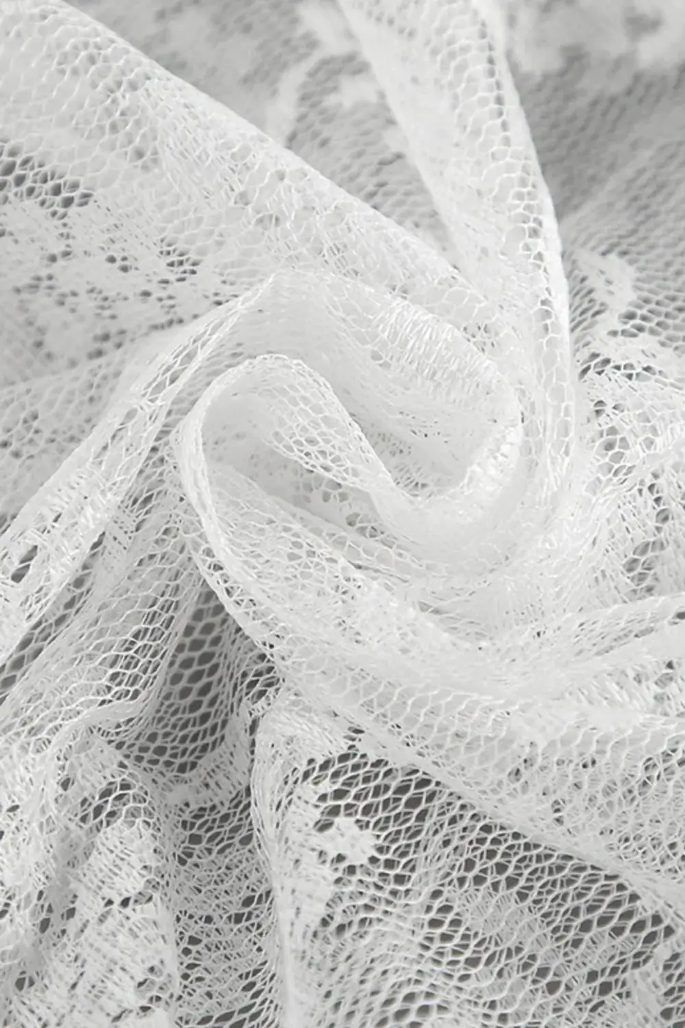 Lace Elastic Waist Maxi Skirt