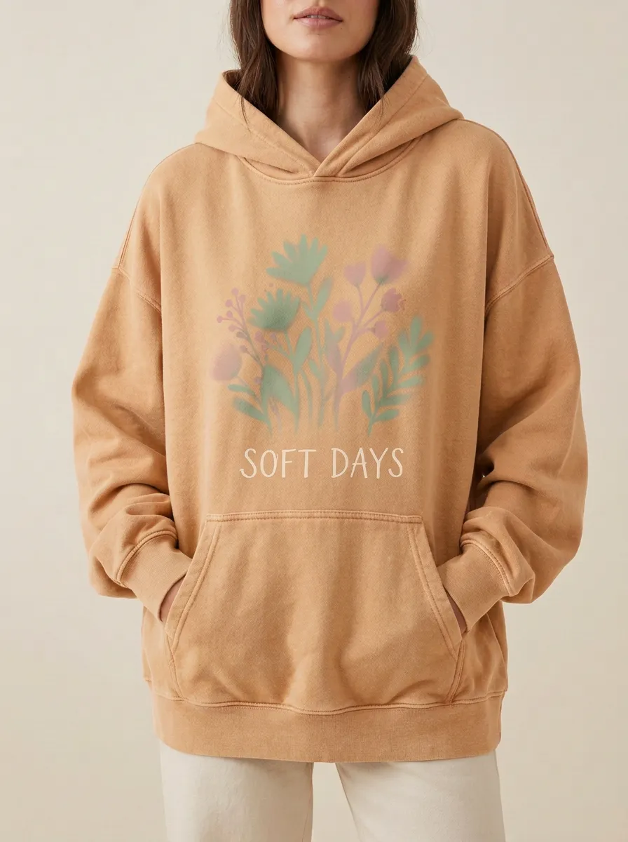 Classic Soft Days Floral Hoodie