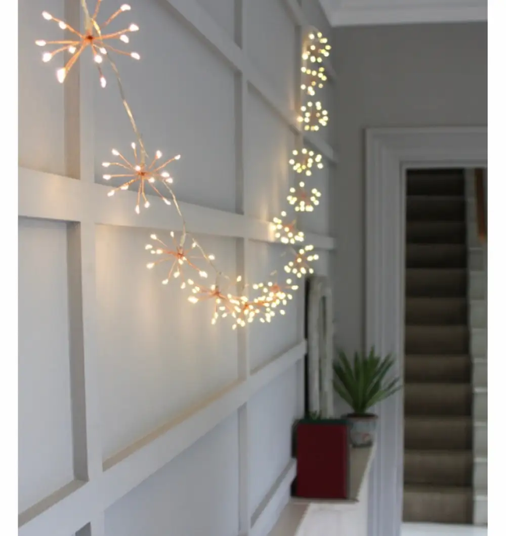Corner Tree Starburst String Lights