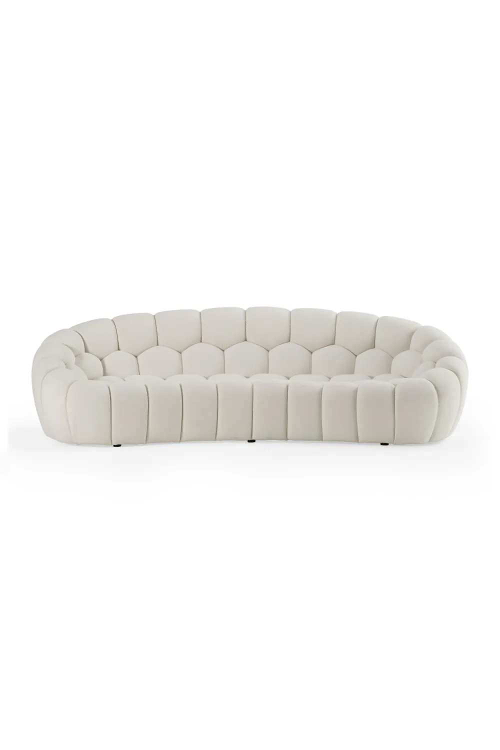 Curved Tufted Sofa