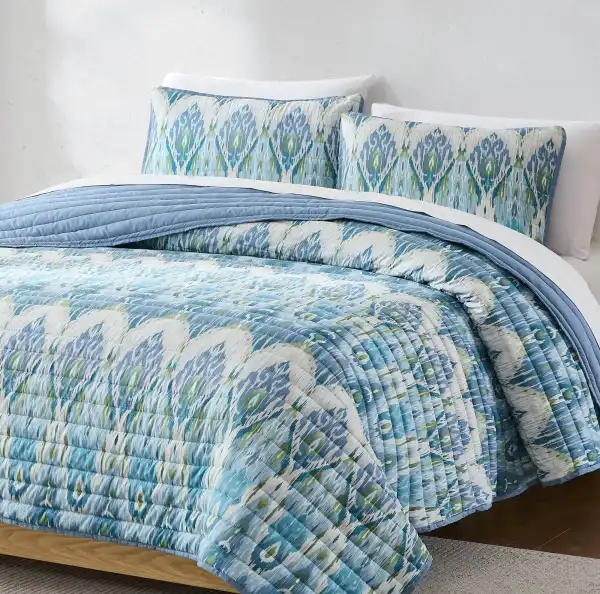 Microfiber Bohemian Quilt Bedding Set