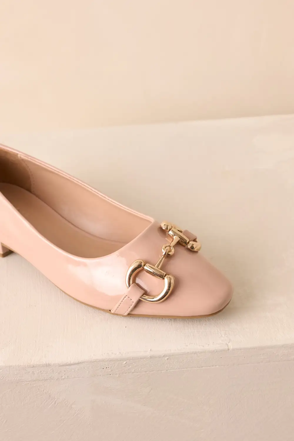 Pink Leather High Sandals