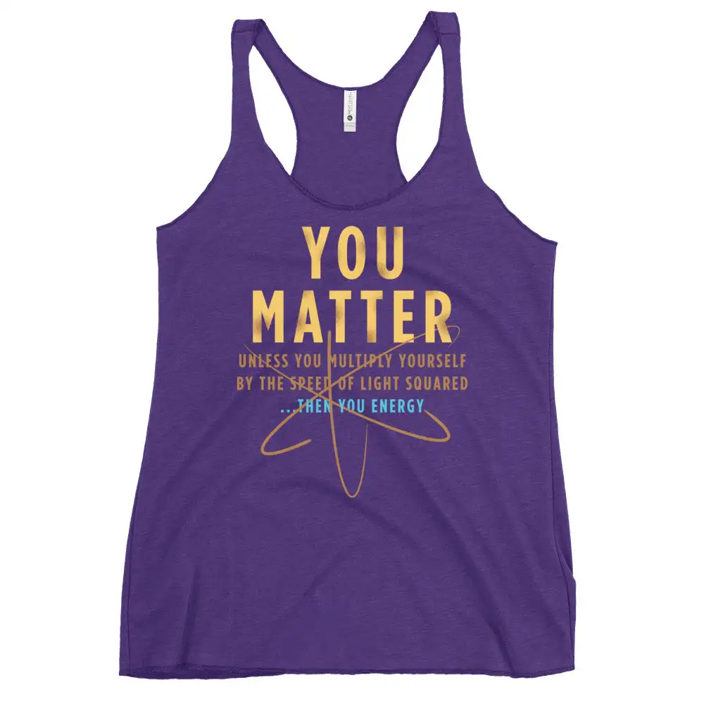 Simple Textured Print Racerback Tank Top