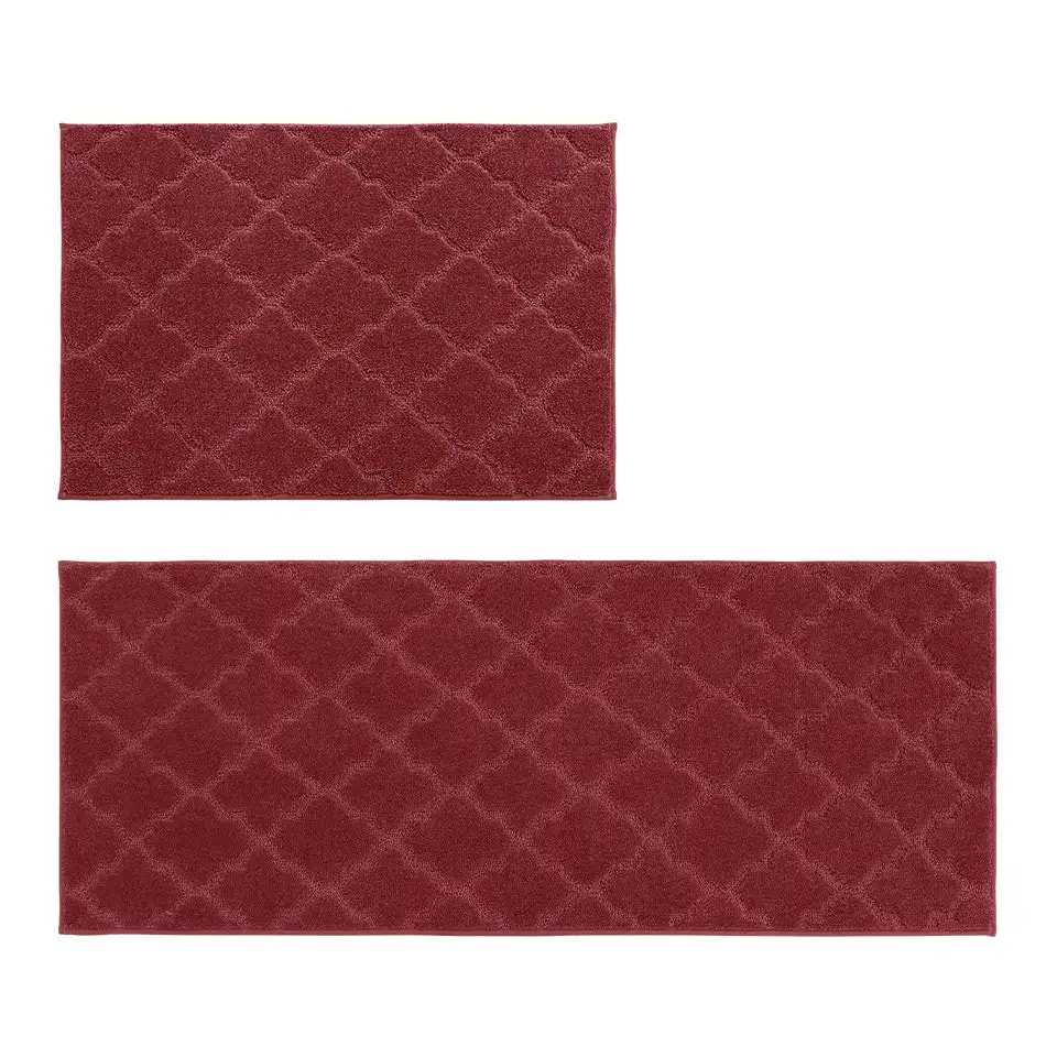 Trellis Scatter Kitchen Rug Set