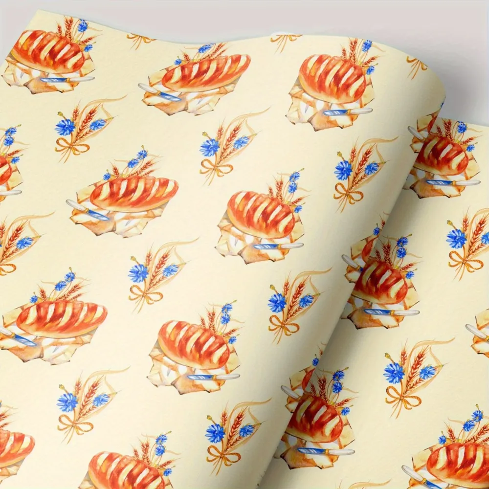 Bread-Themed Gift Wrapping Paper