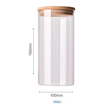 Classic Wooden Glass Fridge Kitchen Storage Organizer