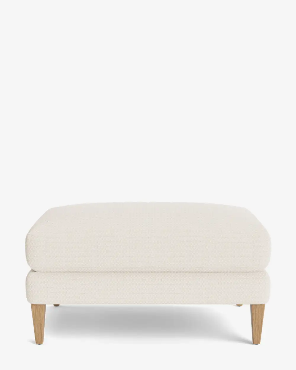 Modern Oak Ottoman