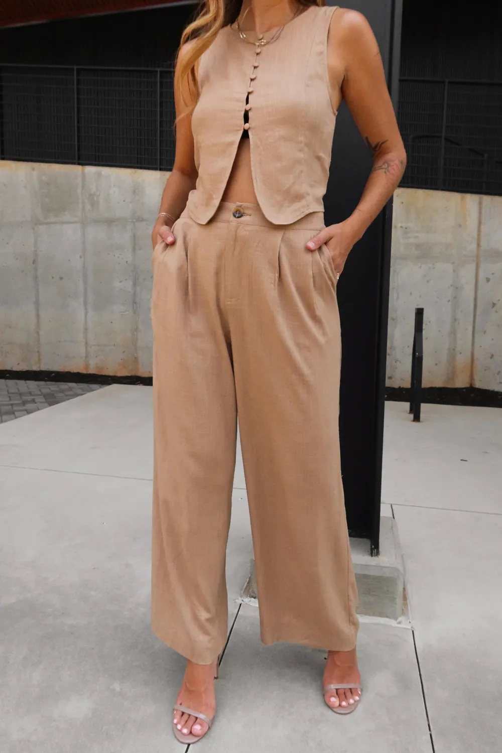 High Rise Casual Pants