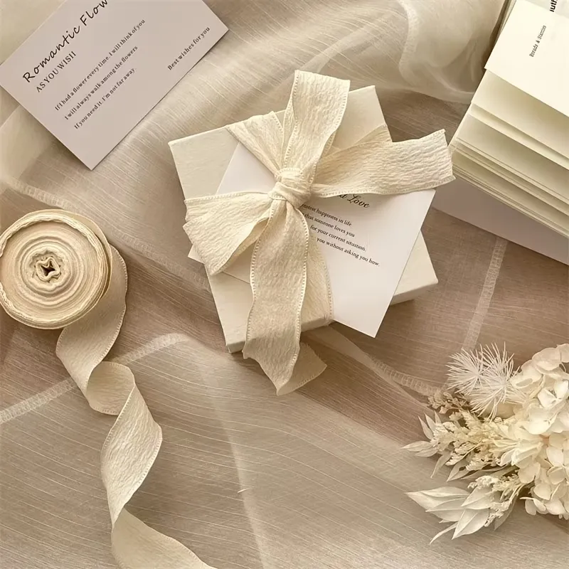 Pastel Ruffled Craft Ribbon