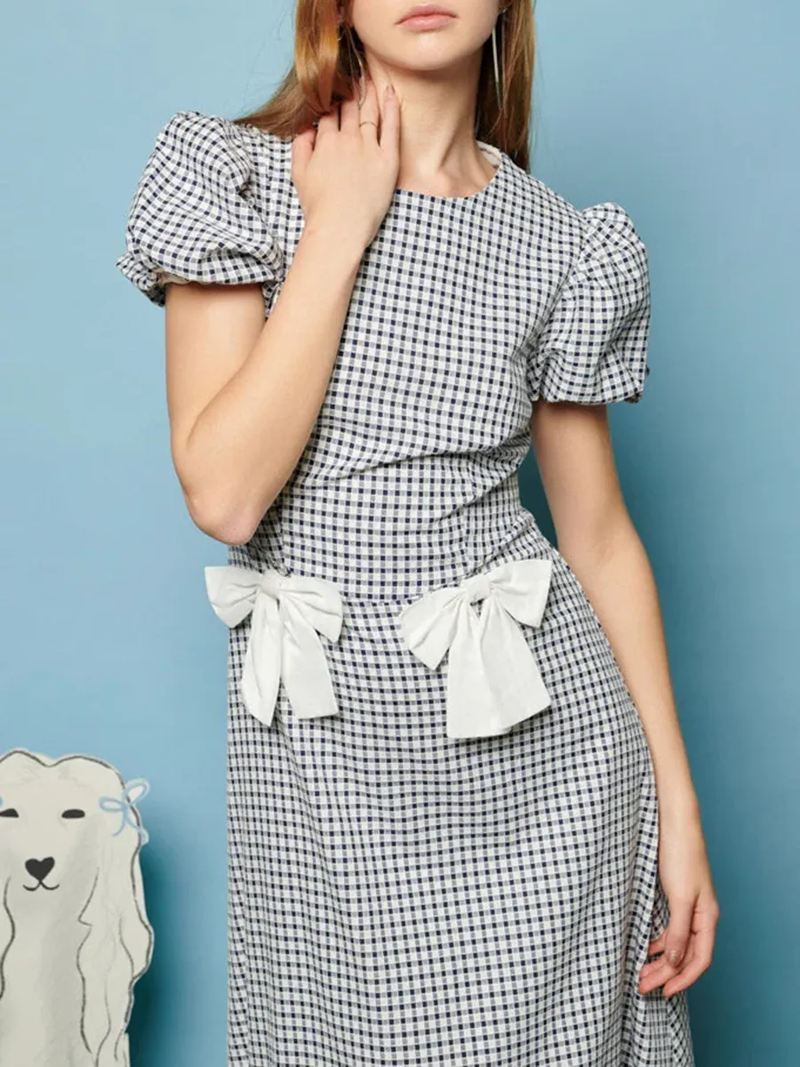 Crew Neck Midi Dress