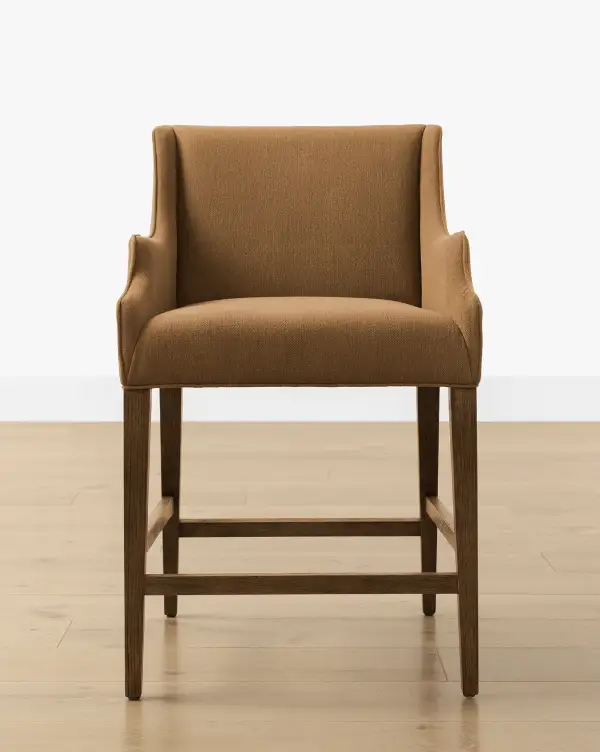 Tailored Linen Counter Stool