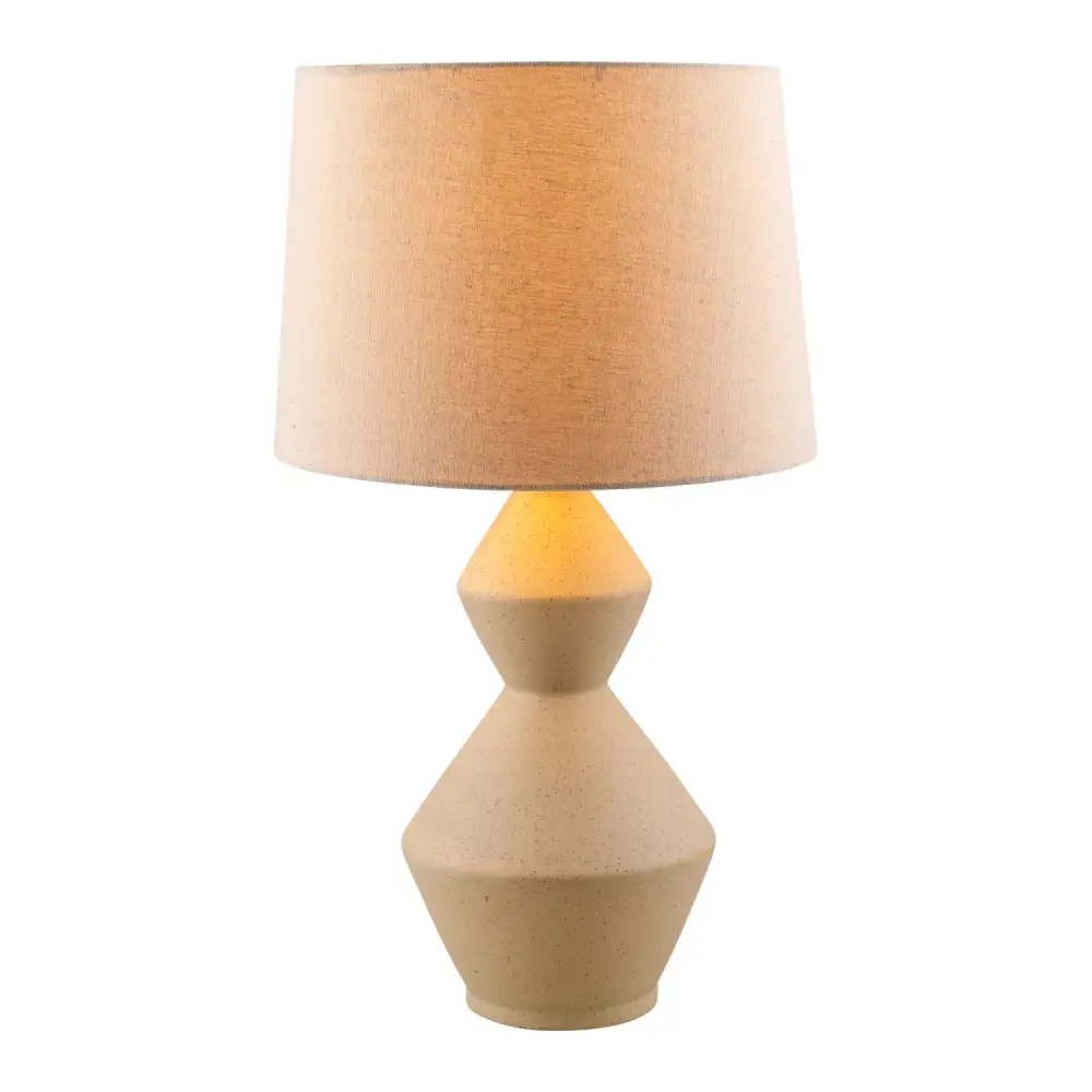 Ceramic Geometrical Table Lamp