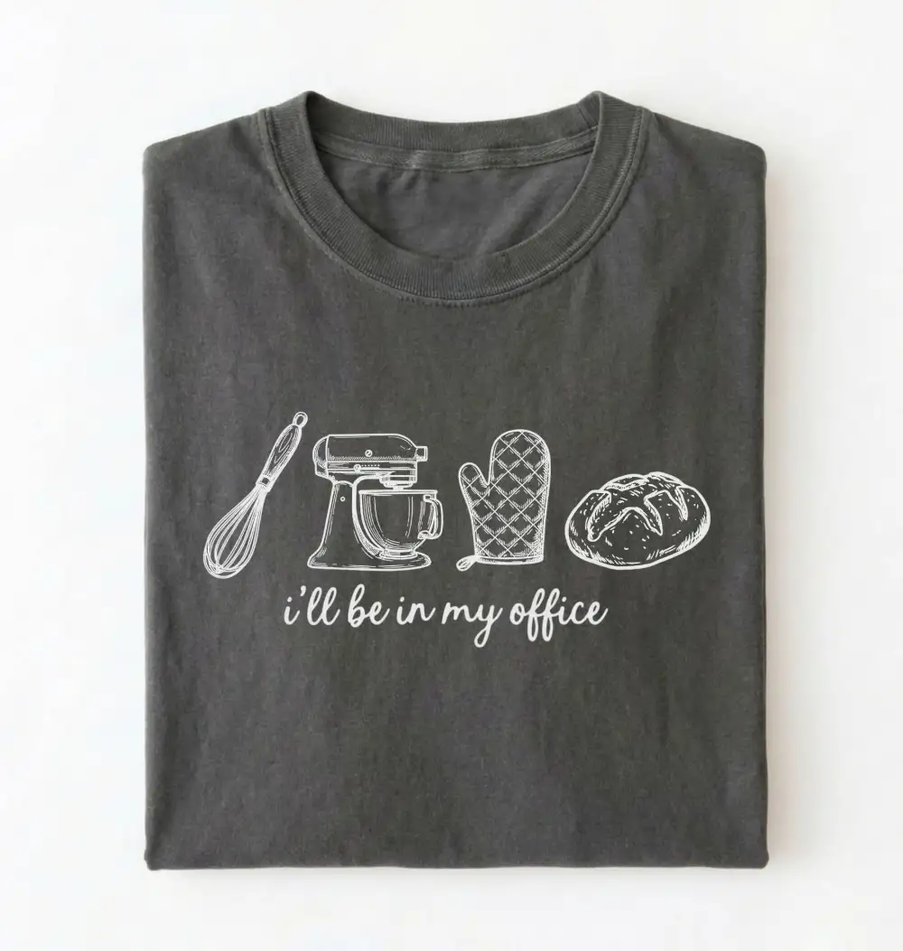 Baking Workspace Everyday Graphic Cotton Tee