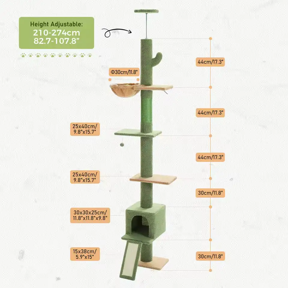 Indoor Pet Activity Tower Cat