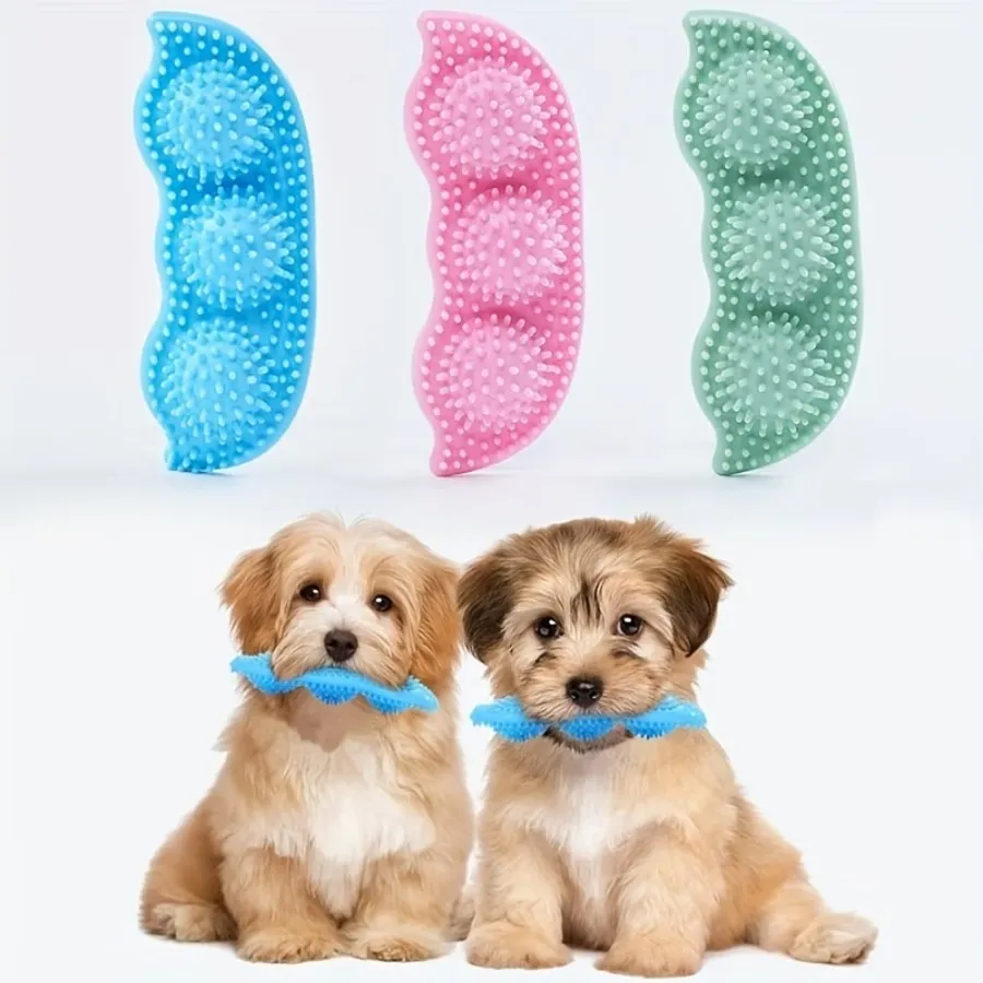 Pea-Shaped Dog Chew Toy