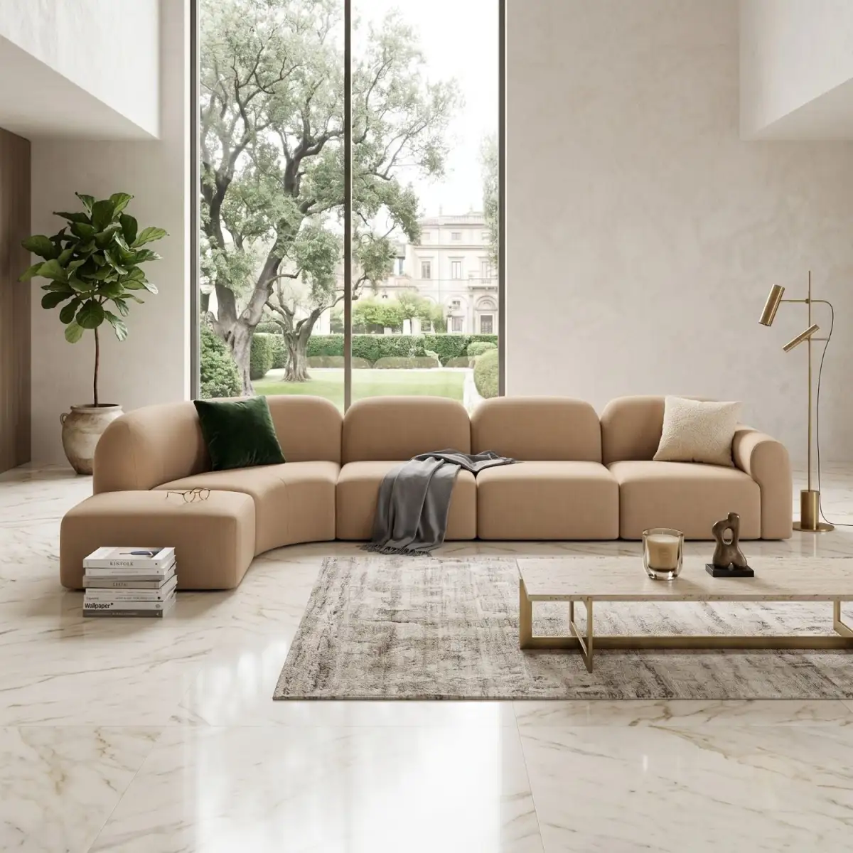 Soft-Form Modular Sofa