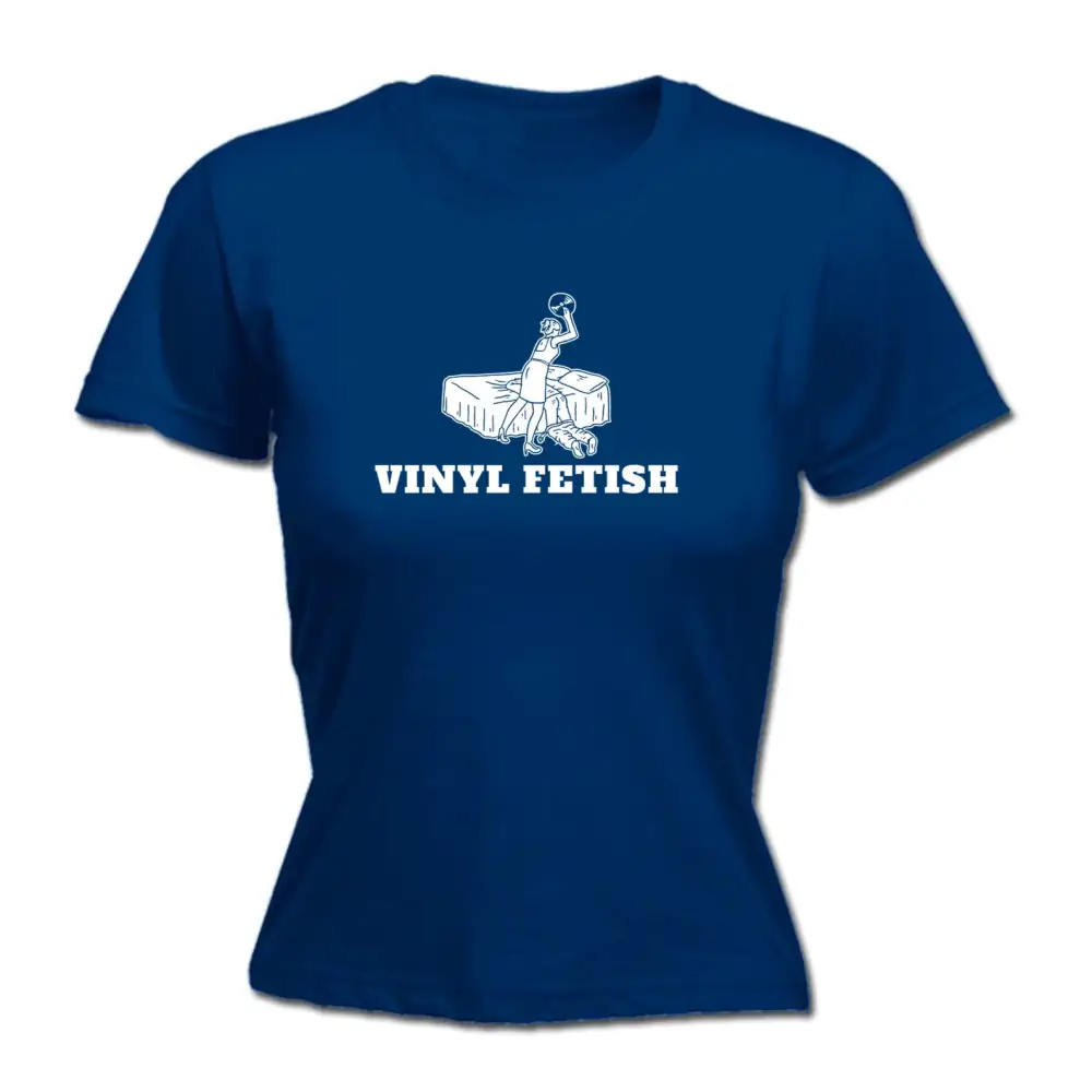 Vinyl Record Graphic Fitted Tee