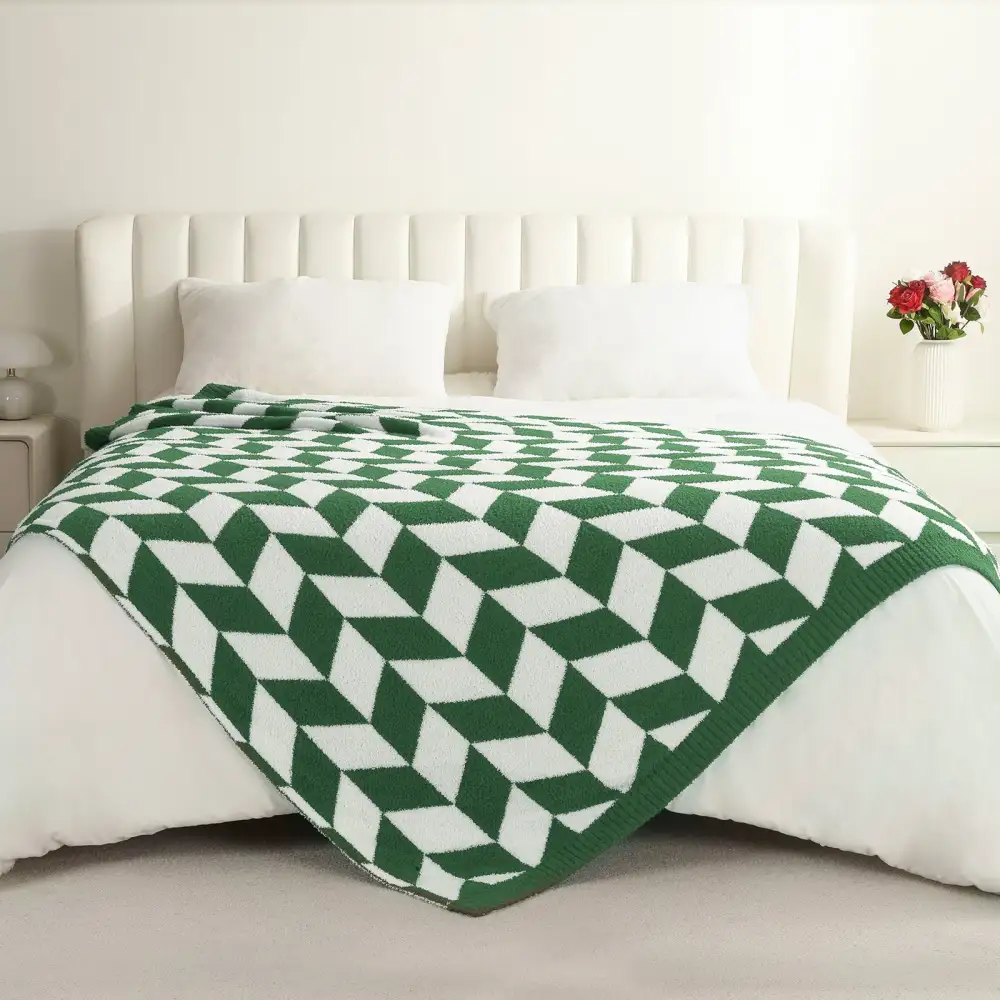 Layered Chevron Blanket