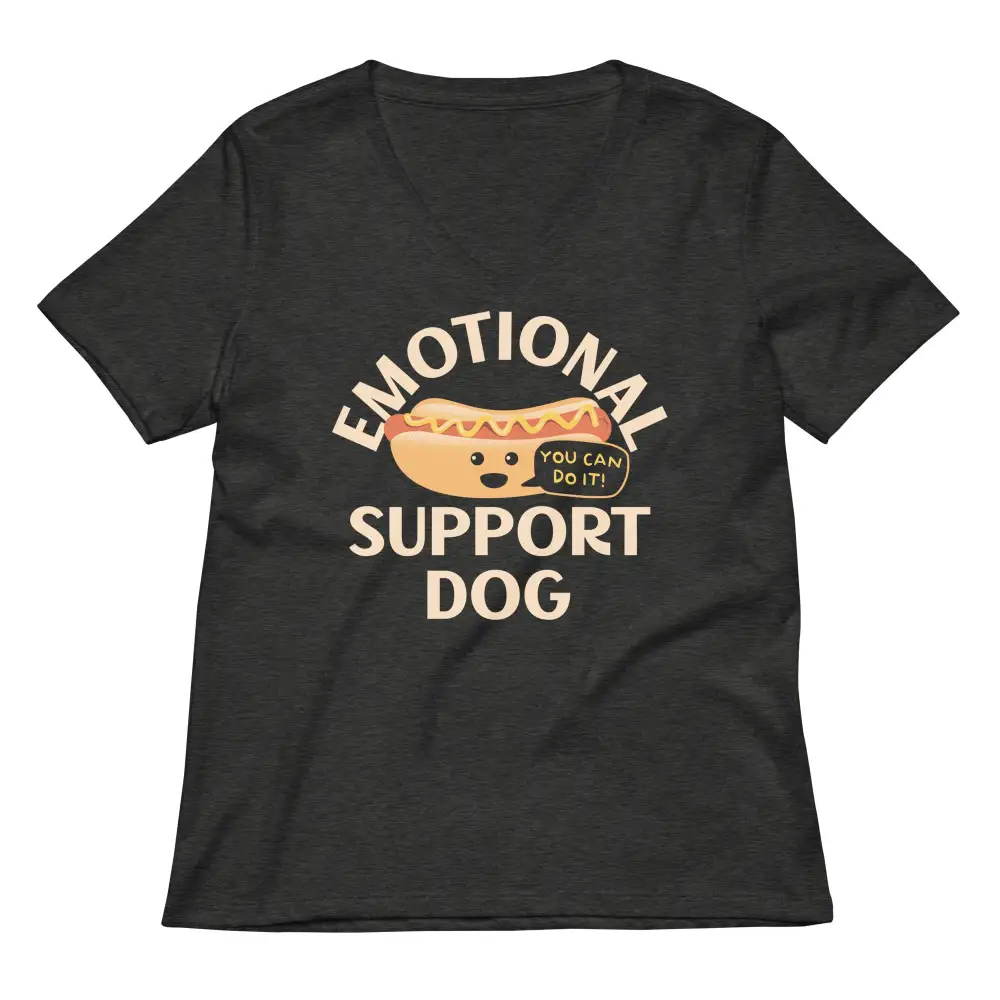 Dog Animal V Neck Tee