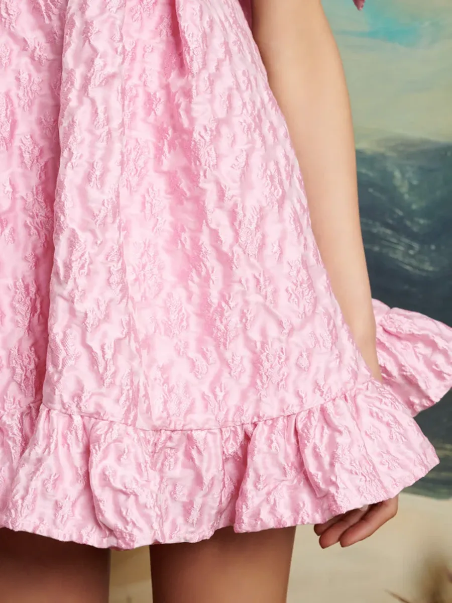 Jacquard Bow Dress