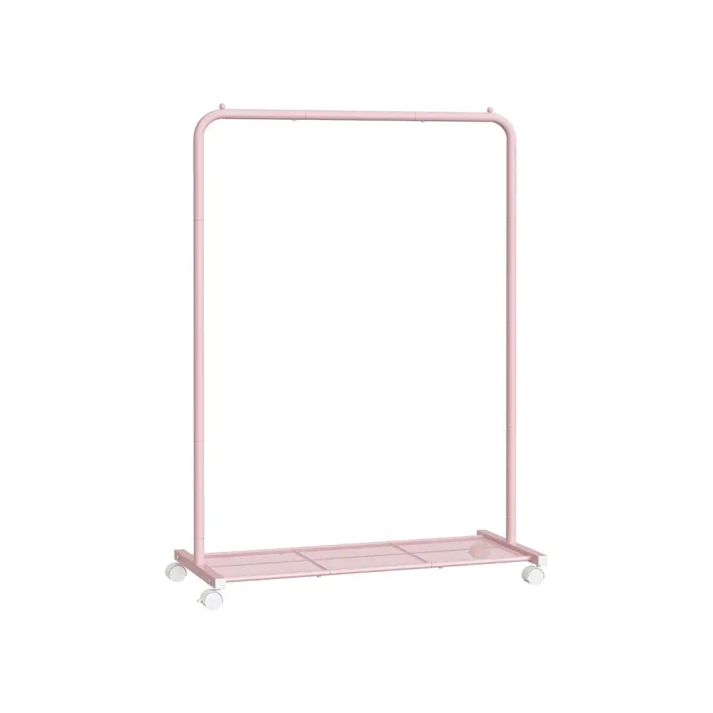 Mobile Clothes Rack With Wheels