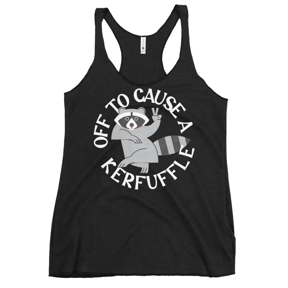 Playful Print Racerback Tank