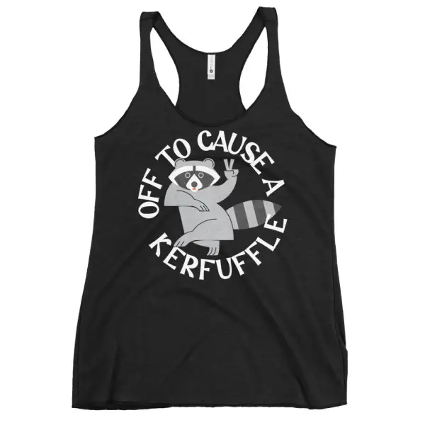 Playful Print Racerback Tank
