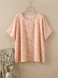 Rabbit Women's Loose Printed T-Shirt
