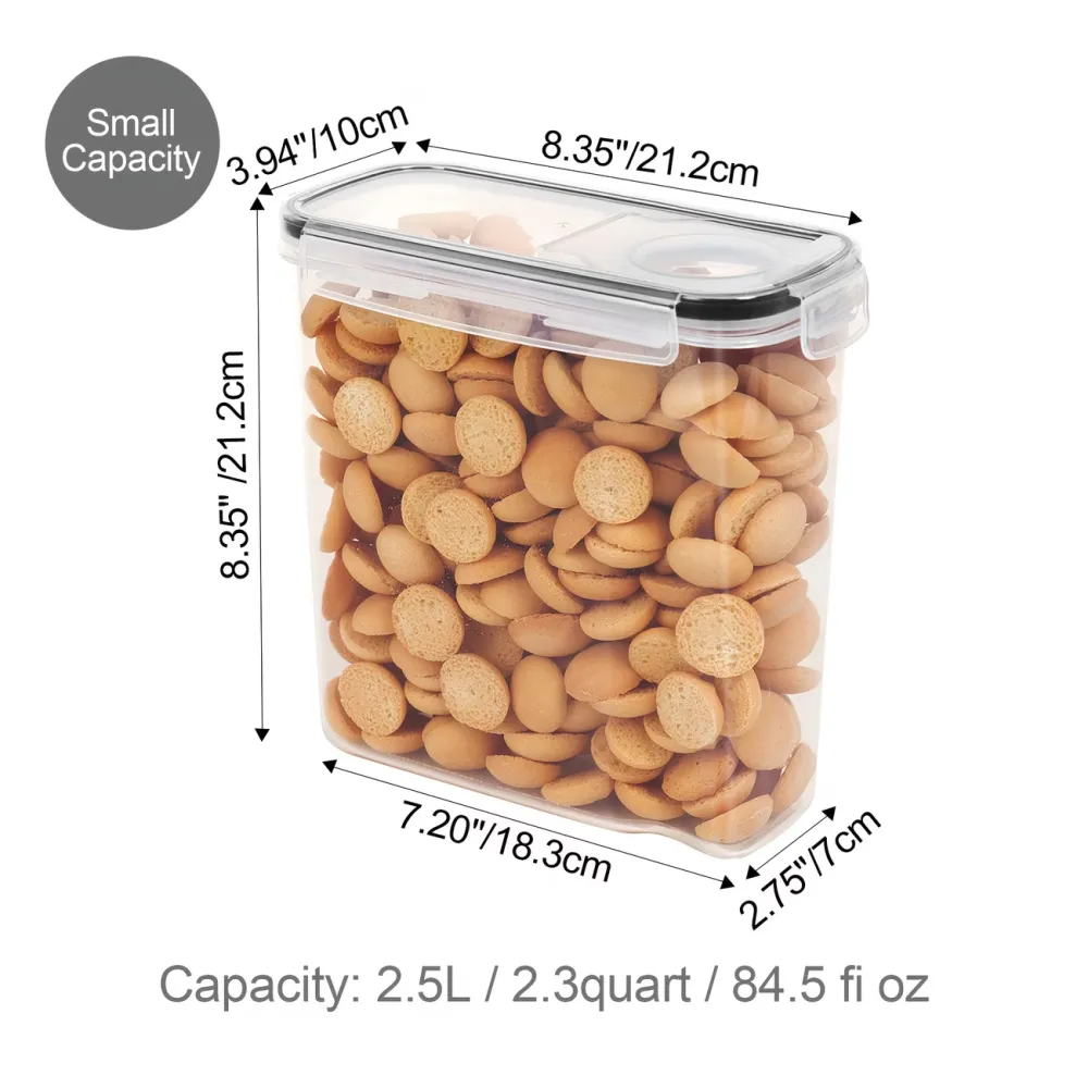 2Pcs Airtight Food Storage Container