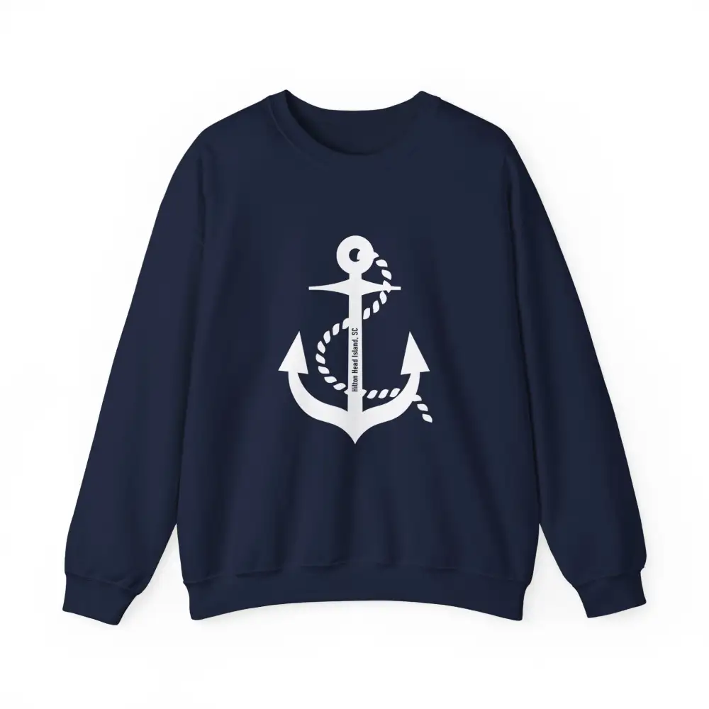 Anchor Graphic Crewneck Sweatshirt