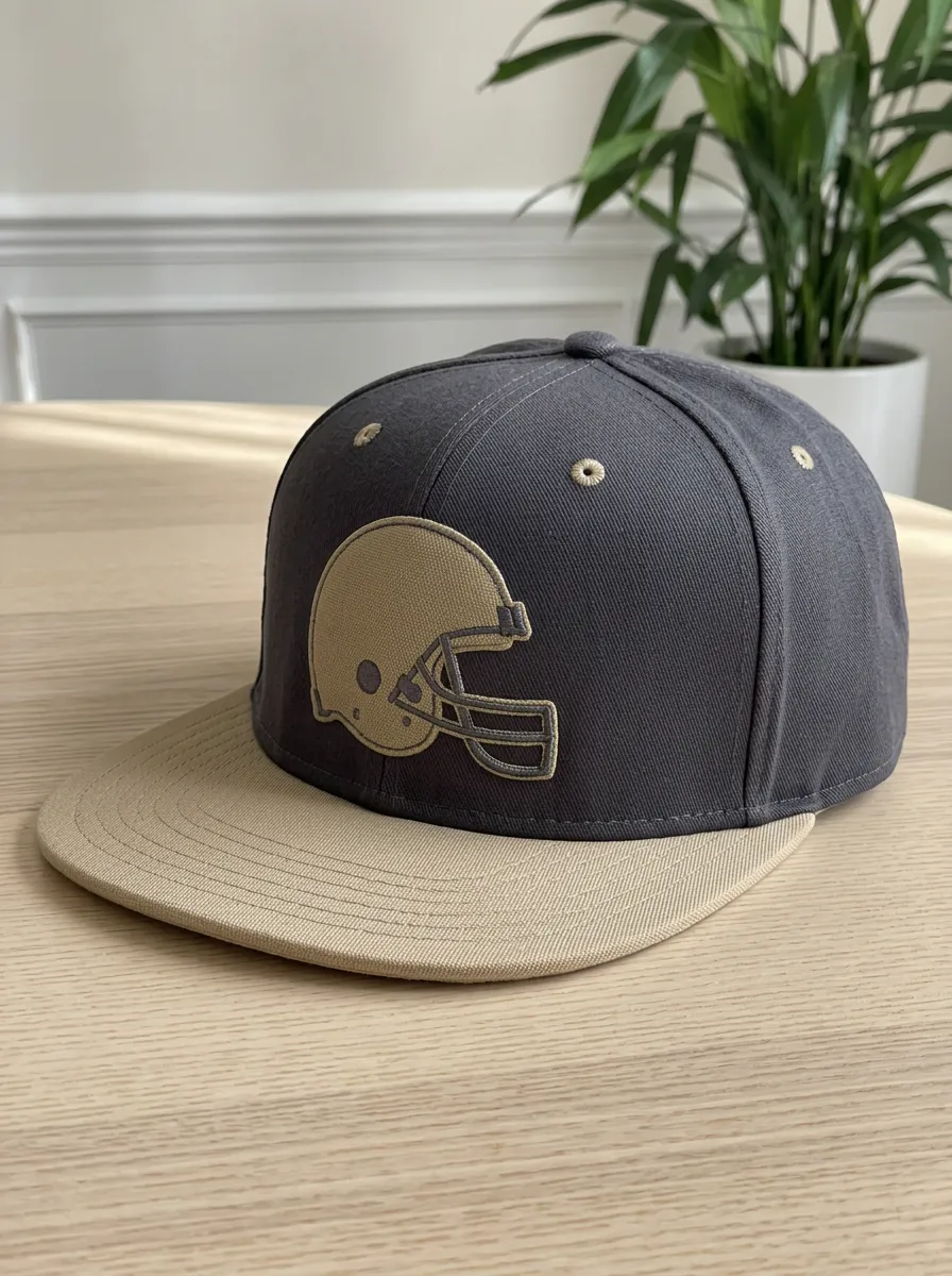 Men's American Football Fan Helmet Printed Snapback Cap