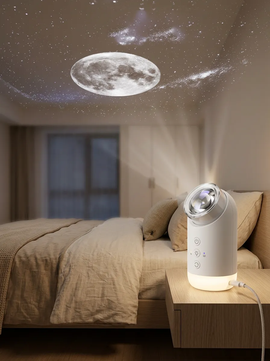 Solstice Galaxy Moon Starry Sky Projector Night Light