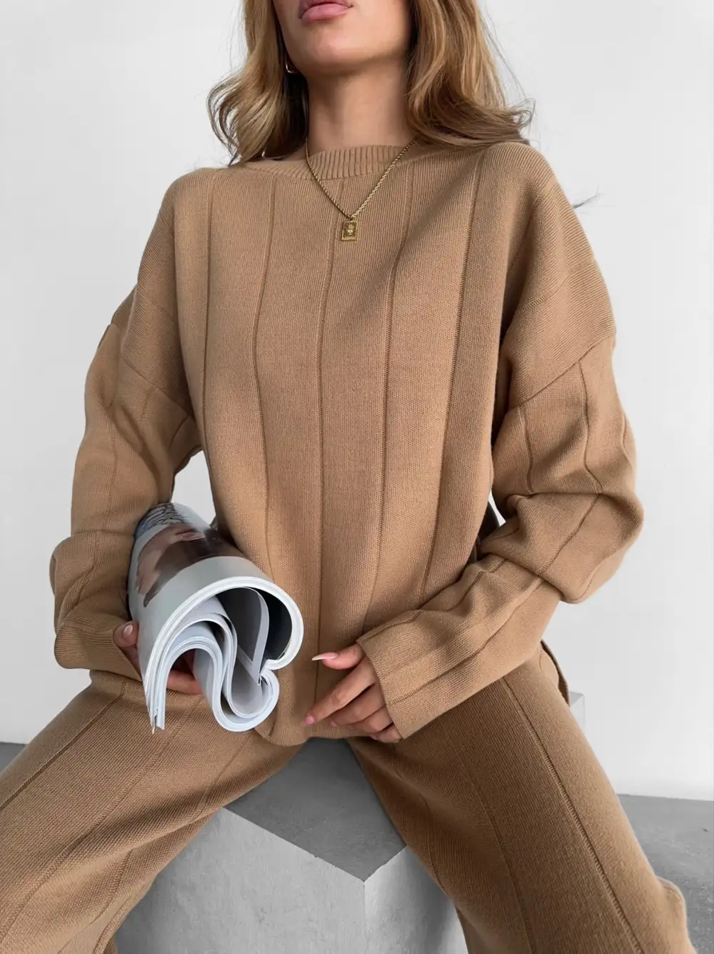 Knit Easygoing Sweater