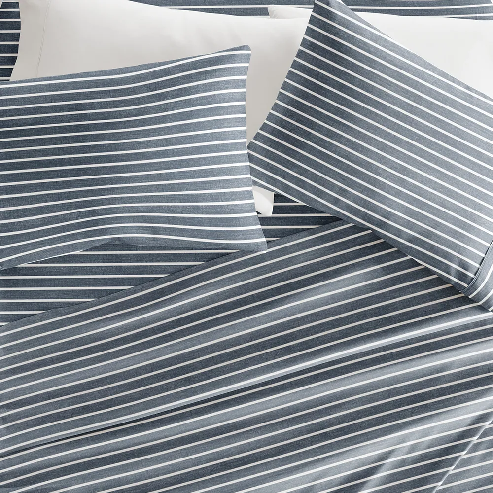 Distressed Awning Stripe Pattern Sheet Set
