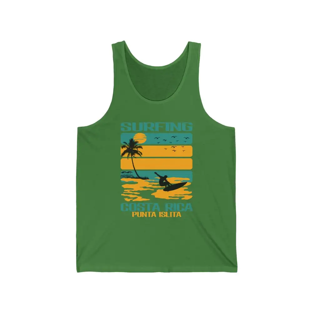 Sunset Surf Graphic Tank Top