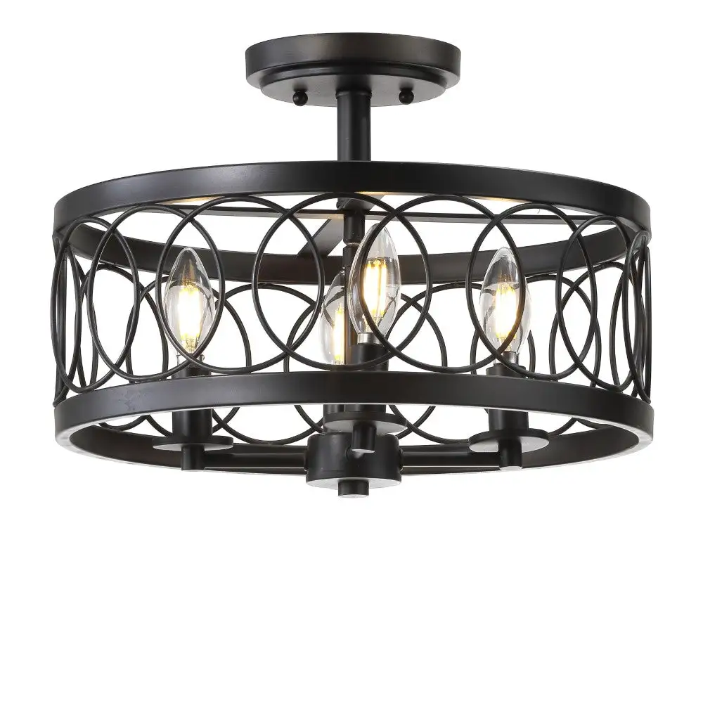 Metal LED Semi-Flush Mount