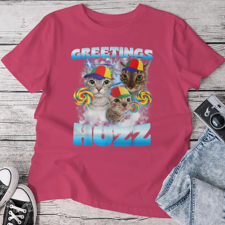 Cat Meme Greetings T-shirt