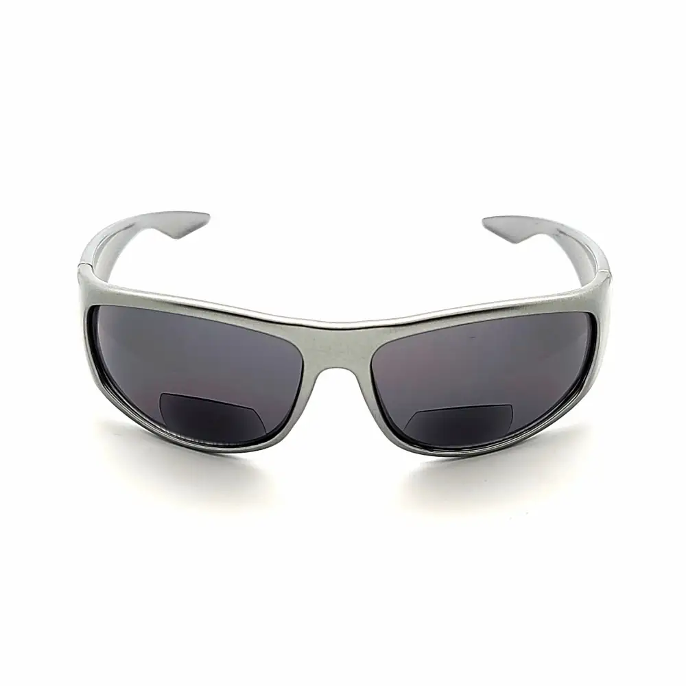 Oval Bifocal Amber-Lens Reading Glasses