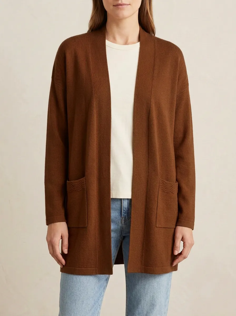 Textured Knit Cardigan