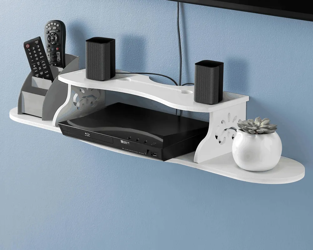 Floating Media Wall Shelf