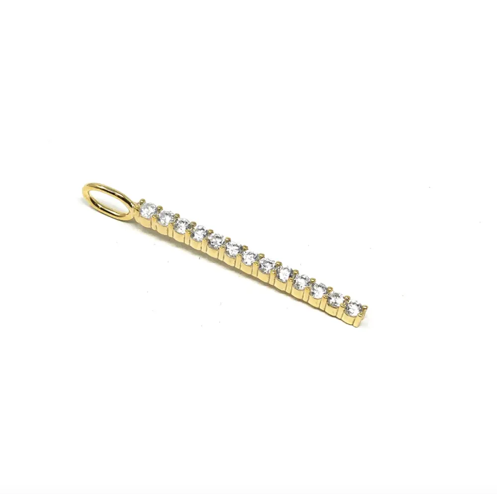 Bling Bar Pendant Charm