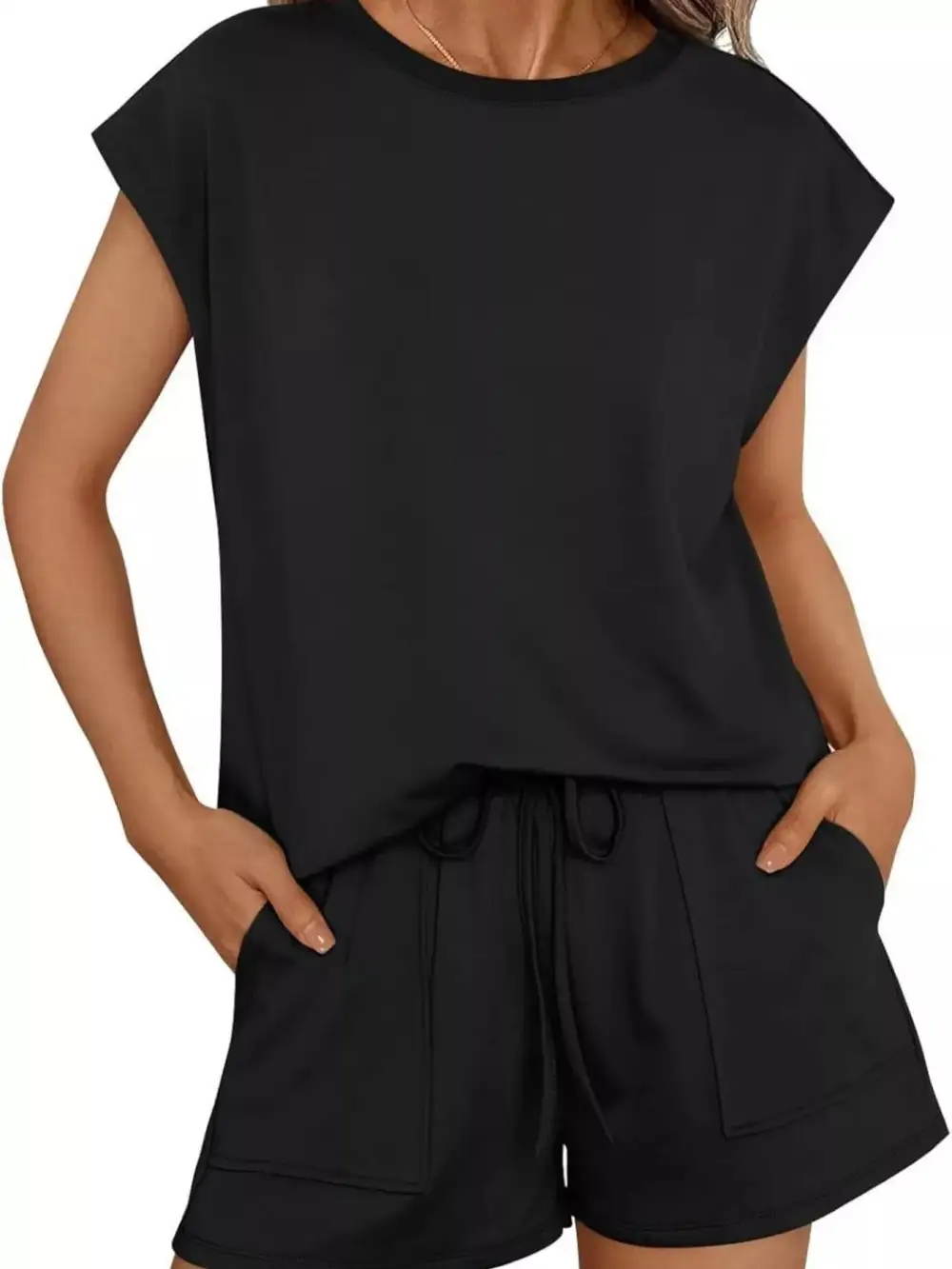 Casual T Shirt Shorts Set