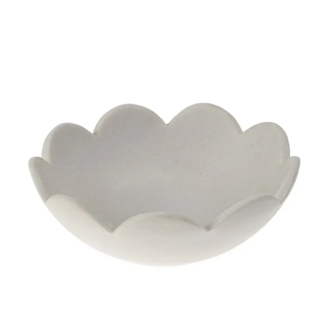 Scalloped Decorative Serving Bowl